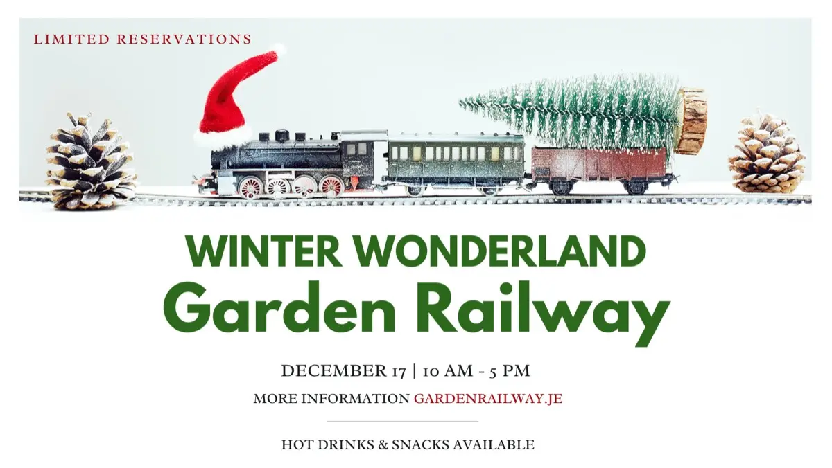 A garden railway starter train set, the Christmas raffle prize